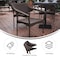 Flash Furniture Espresso PE Rattan Wicker Patio Dining Chair, 2PK 2-TT-TT002-ESP-GG - alternate 7